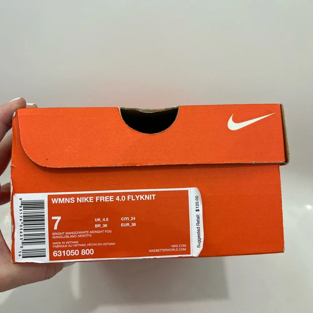 Nike Free 4.0 Flyknit - size 7 - Picture 5 of 5